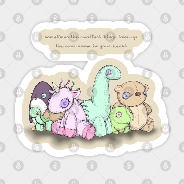 Plushie Toys Sticker by LVBart